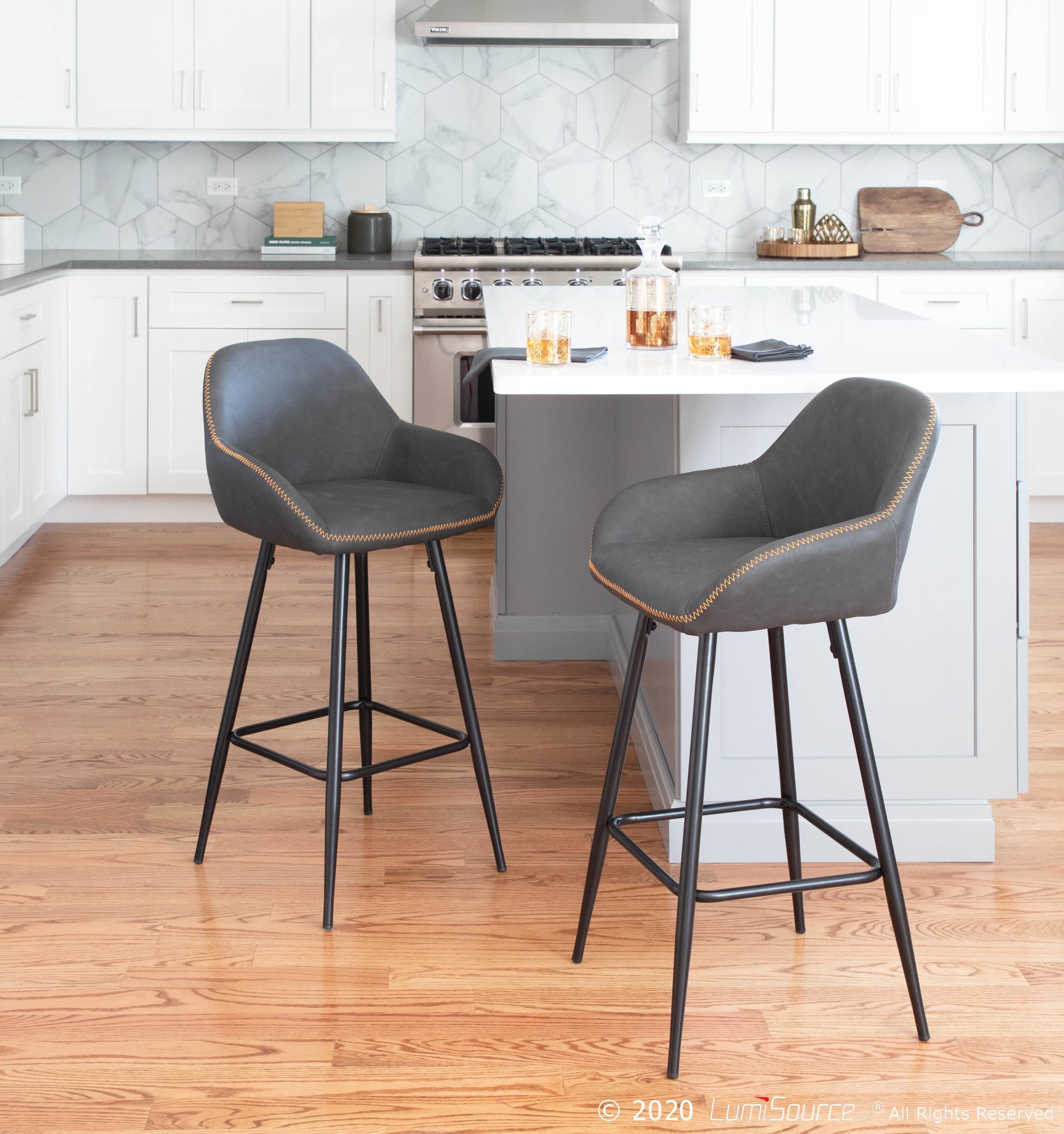 Clubhouse 26" Fixed-height Counter Stool - Set Of 2